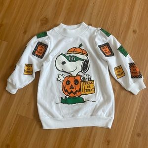 SNOPPY SWEATSHIRT WHITE 3T Comfy for Fall for Little One!!